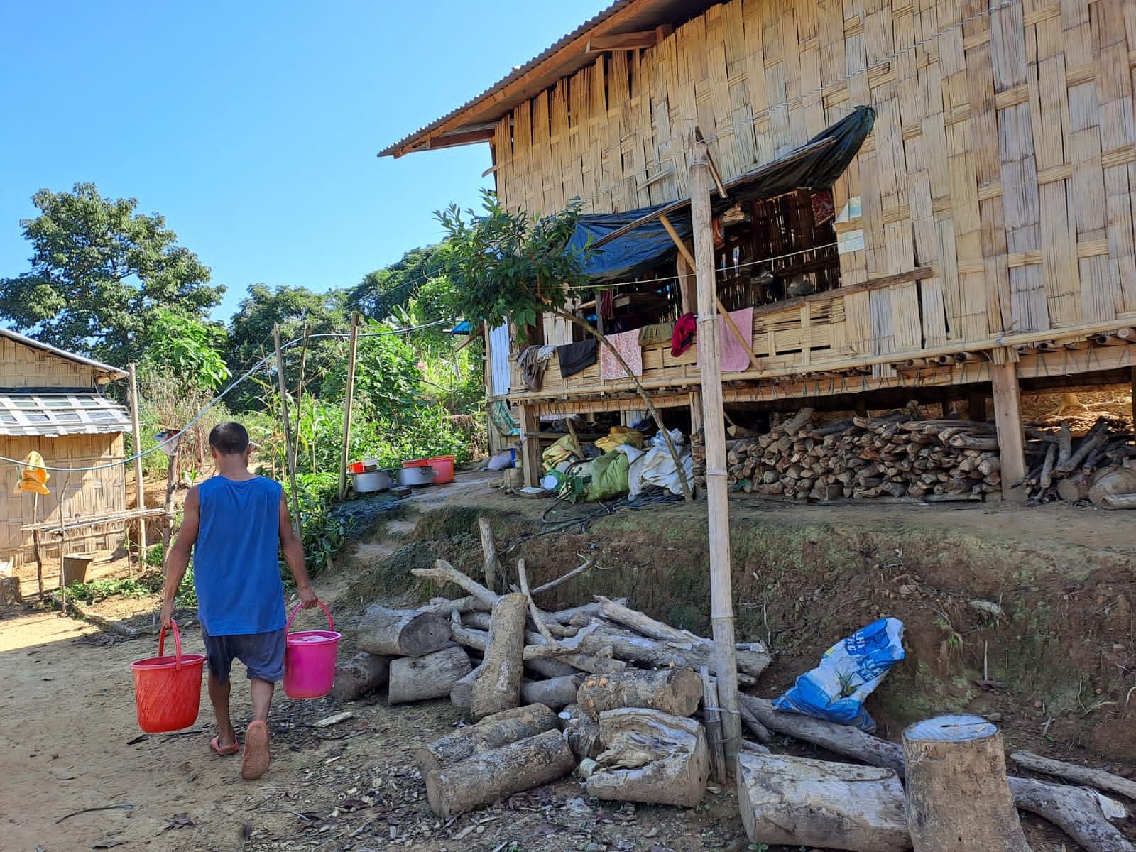 Healthcare and food remain basic for refugees at the camp | Photo by author